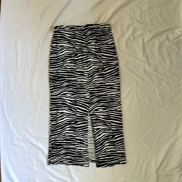 zebra print midi skirt - Picture 5 of 5
